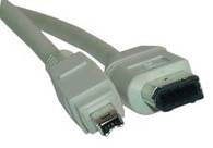 Microconnect FireWire 6P-4P 1m M-M (FIR641)